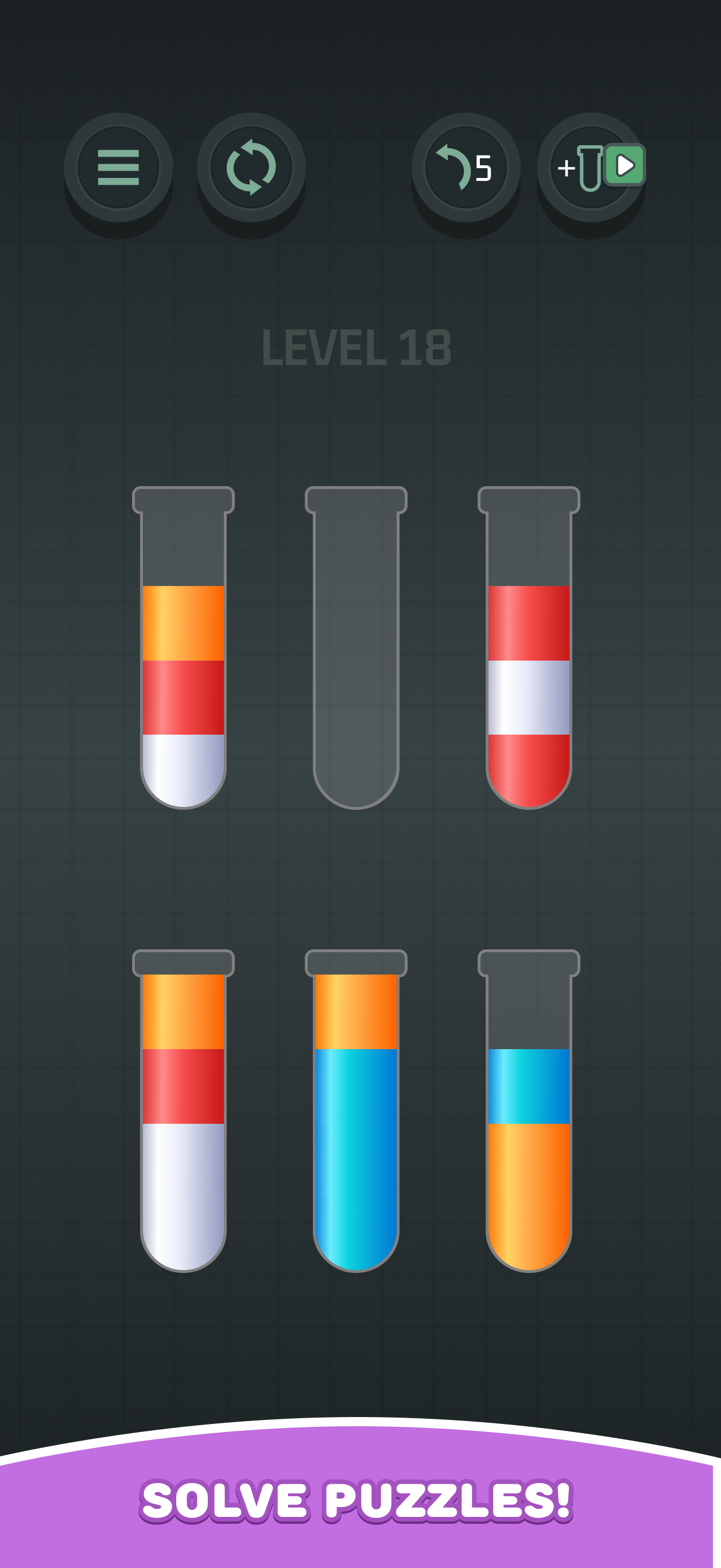 اسکرین شات 2 بازی Water Sort Puzzle: Color Game