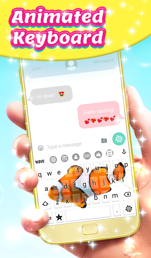 اسکرین شات 1 برنامه Fish Live Wallpaper Theme HD