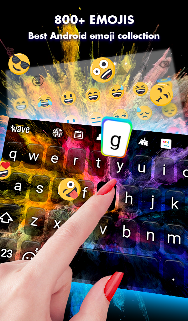 اسکرین شات 3 برنامه Color Splash Wallpaper Theme