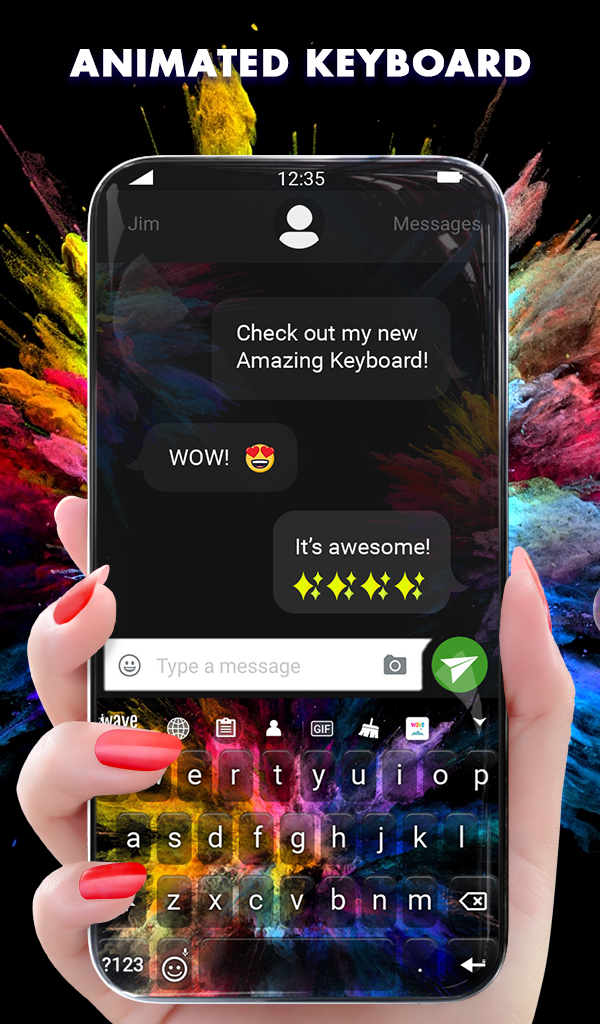 اسکرین شات 2 برنامه Color Splash Wallpaper Theme