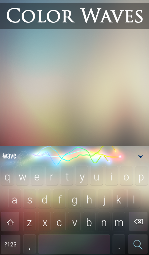 اسکرین شات 2 برنامه Color Waves Wallpaper