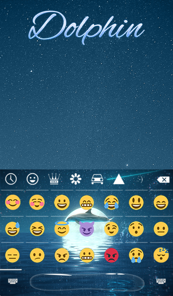 اسکرین شات 4 برنامه Dolphin Keyboard Wallpaper HD