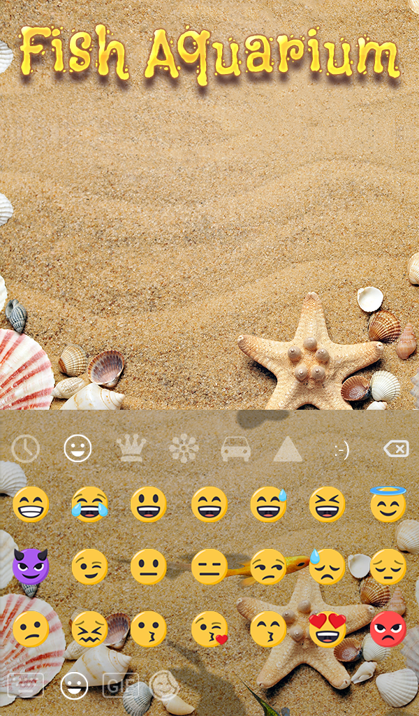 اسکرین شات 3 برنامه Fish Keyboard + 3D Wallpaper