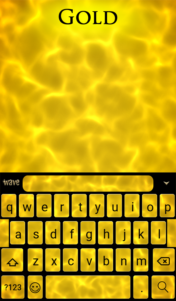 اسکرین شات 2 برنامه Gold Keyboard & Wallpaper