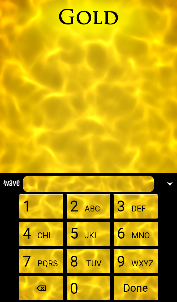 اسکرین شات 5 برنامه Gold Keyboard & Wallpaper