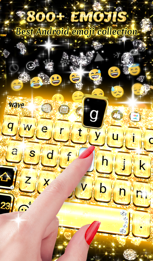 اسکرین شات 3 برنامه Golden Glitter Wallpaper