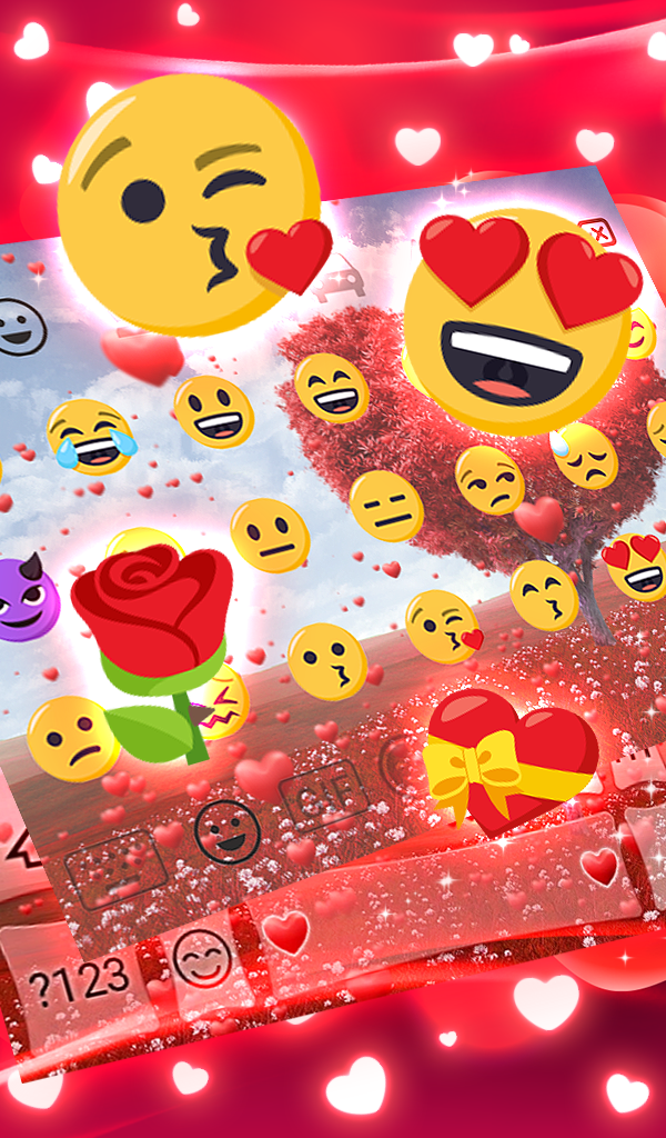 اسکرین شات 3 برنامه Land of Love Wallpaper Theme