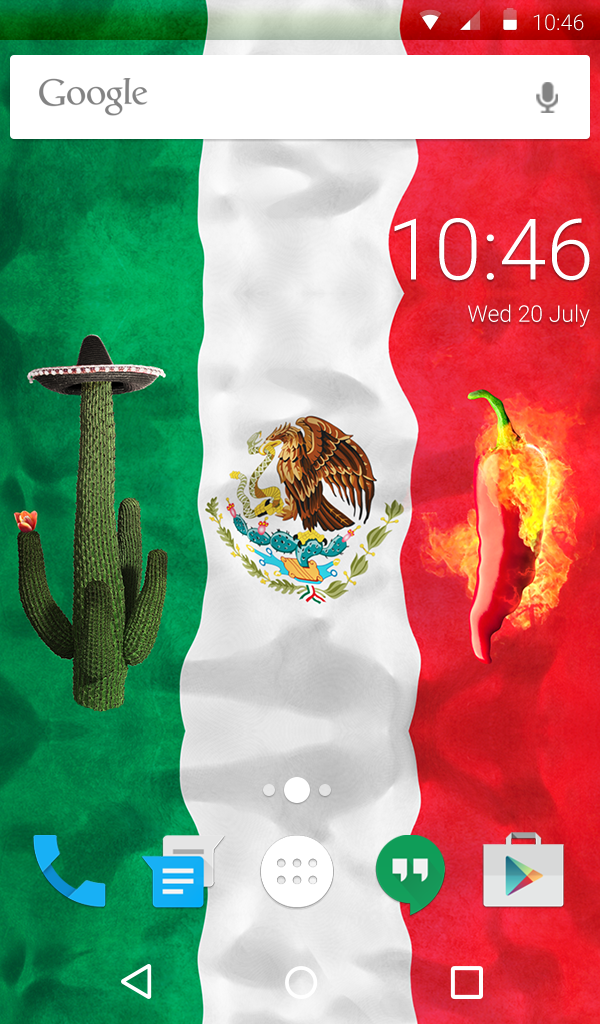 اسکرین شات 6 برنامه Mexico Animated Keyboard