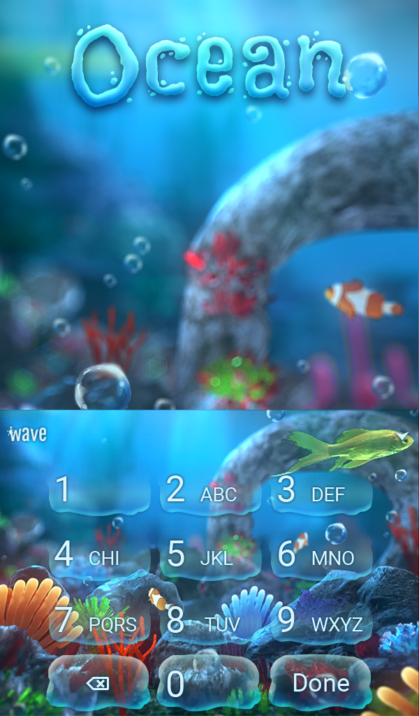 اسکرین شات 5 برنامه Ocean Live Wallpaper HD Theme