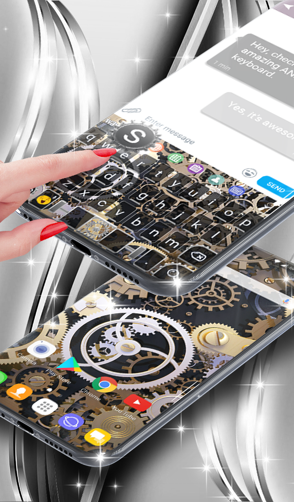 اسکرین شات 4 برنامه Mechanical Live Wallpaper HD