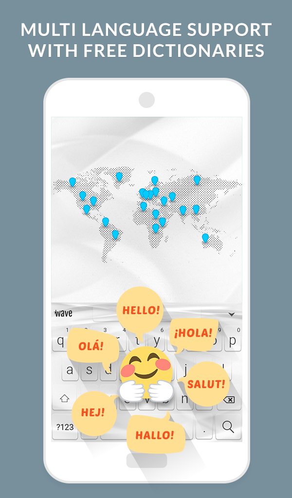 اسکرین شات 5 برنامه Wave Animated Keyboard Emoji