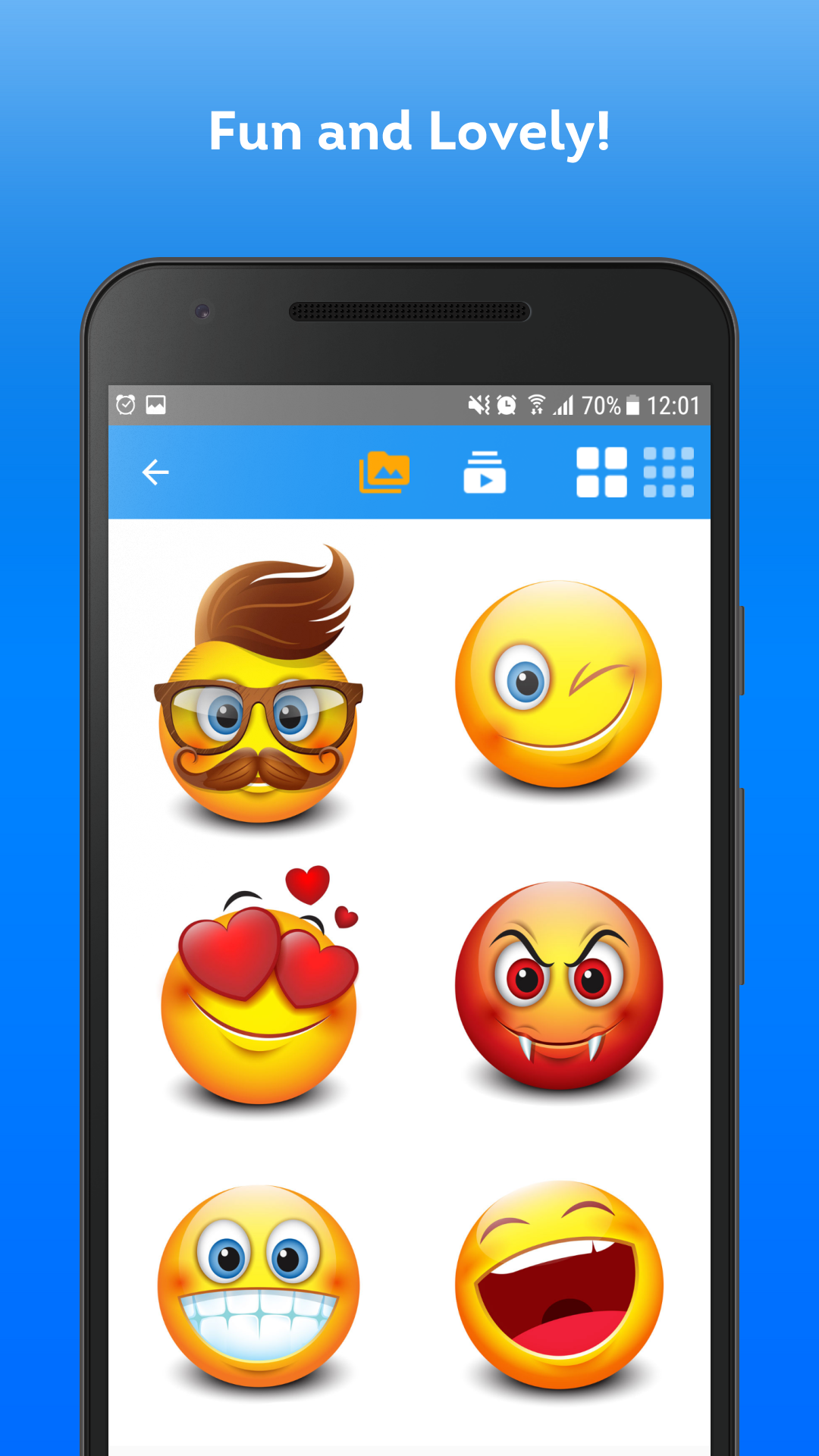 اسکرین شات 2 برنامه Elite Emoji