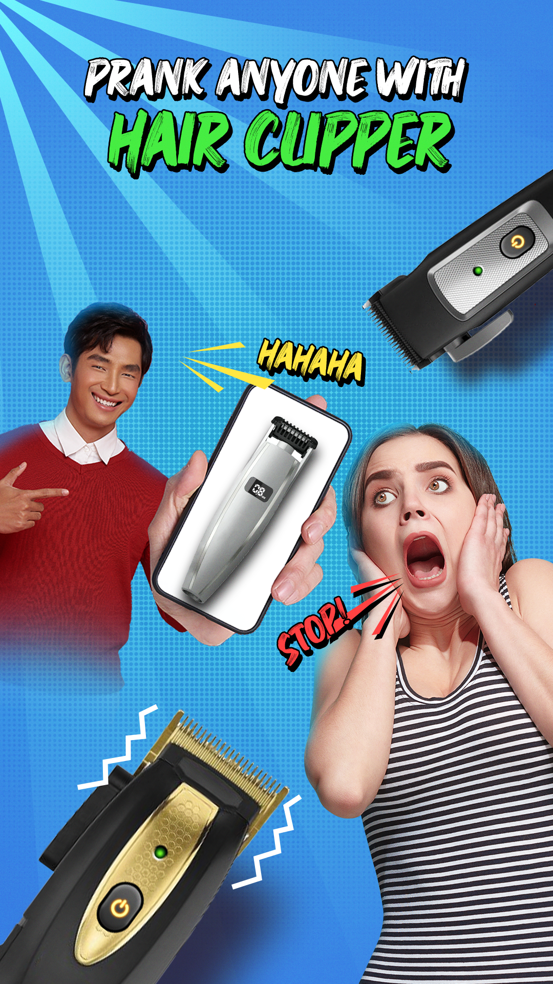 اسکرین شات 1 بازی Clipper Haircut Prank Sounds
