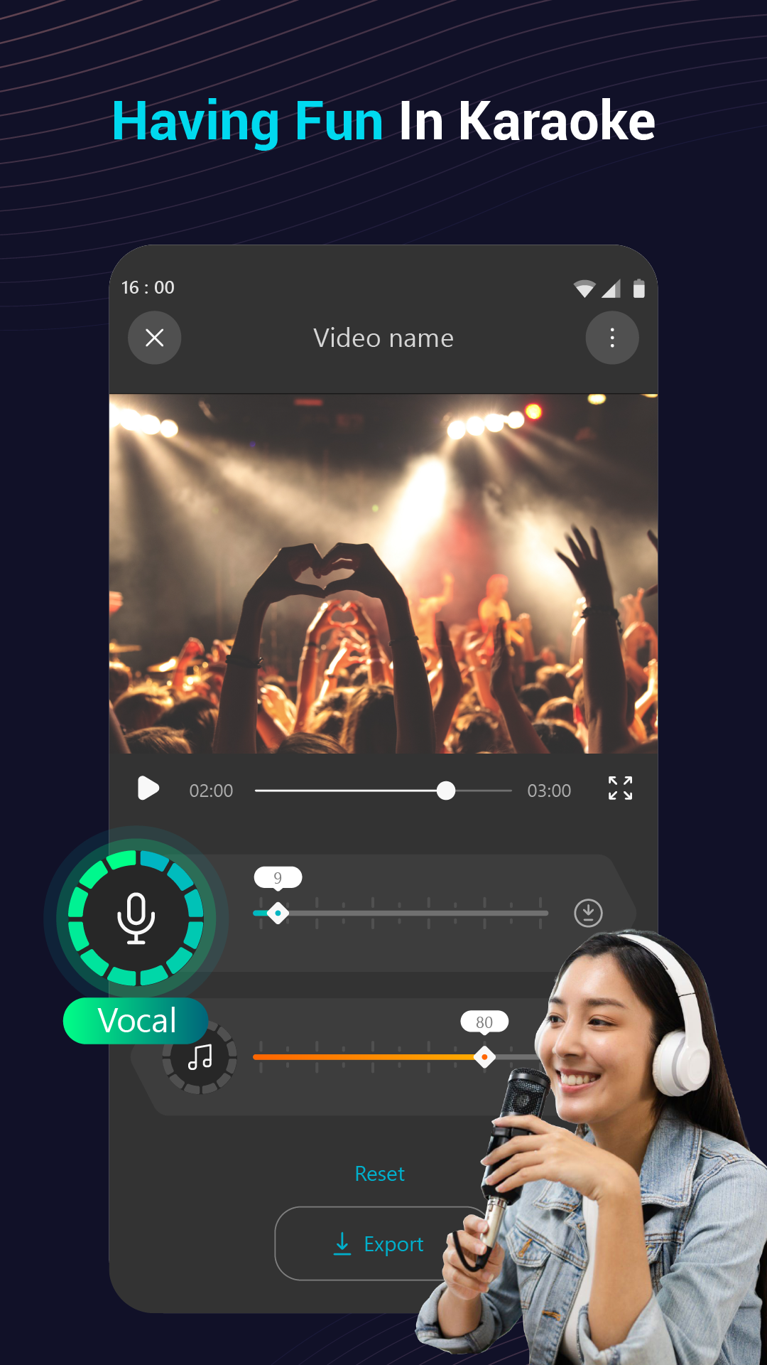 اسکرین شات 3 برنامه Vocal Remover & Karaoke Maker