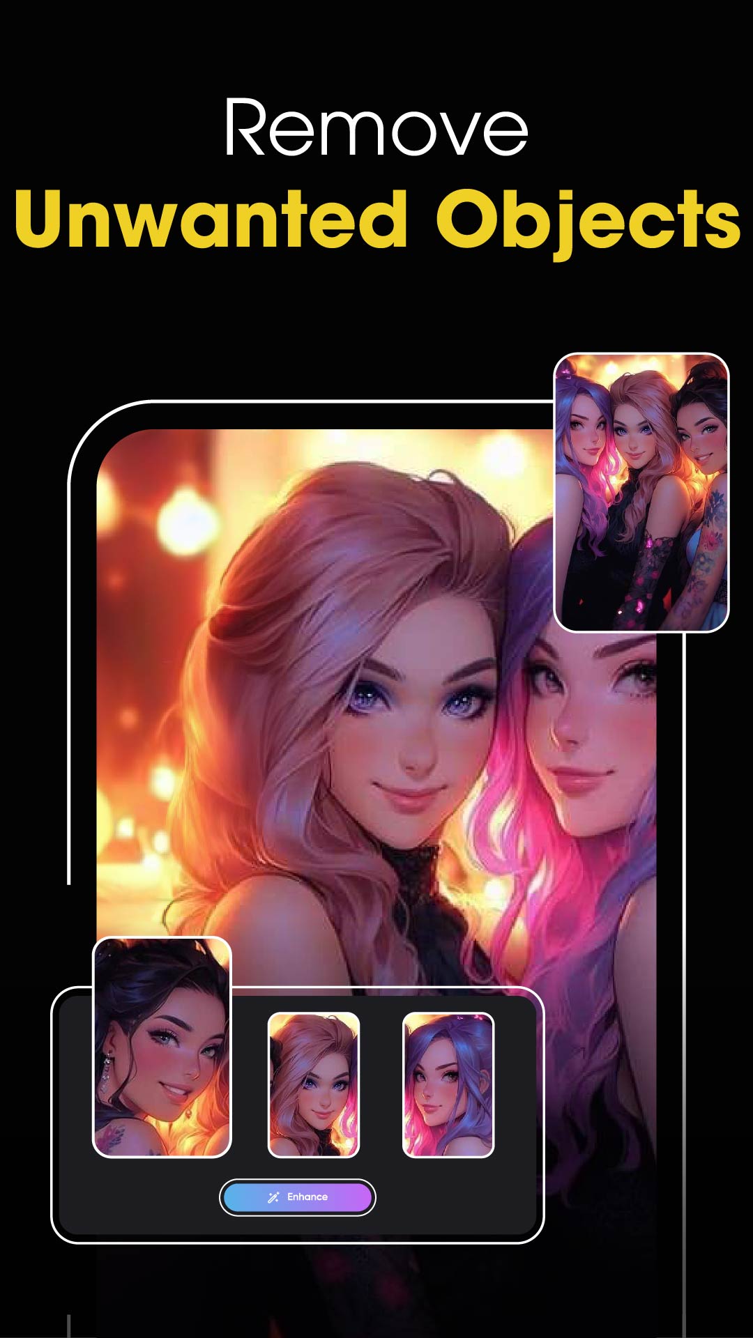 اسکرین شات 6 برنامه Wavy: Photo Editor & AI Art