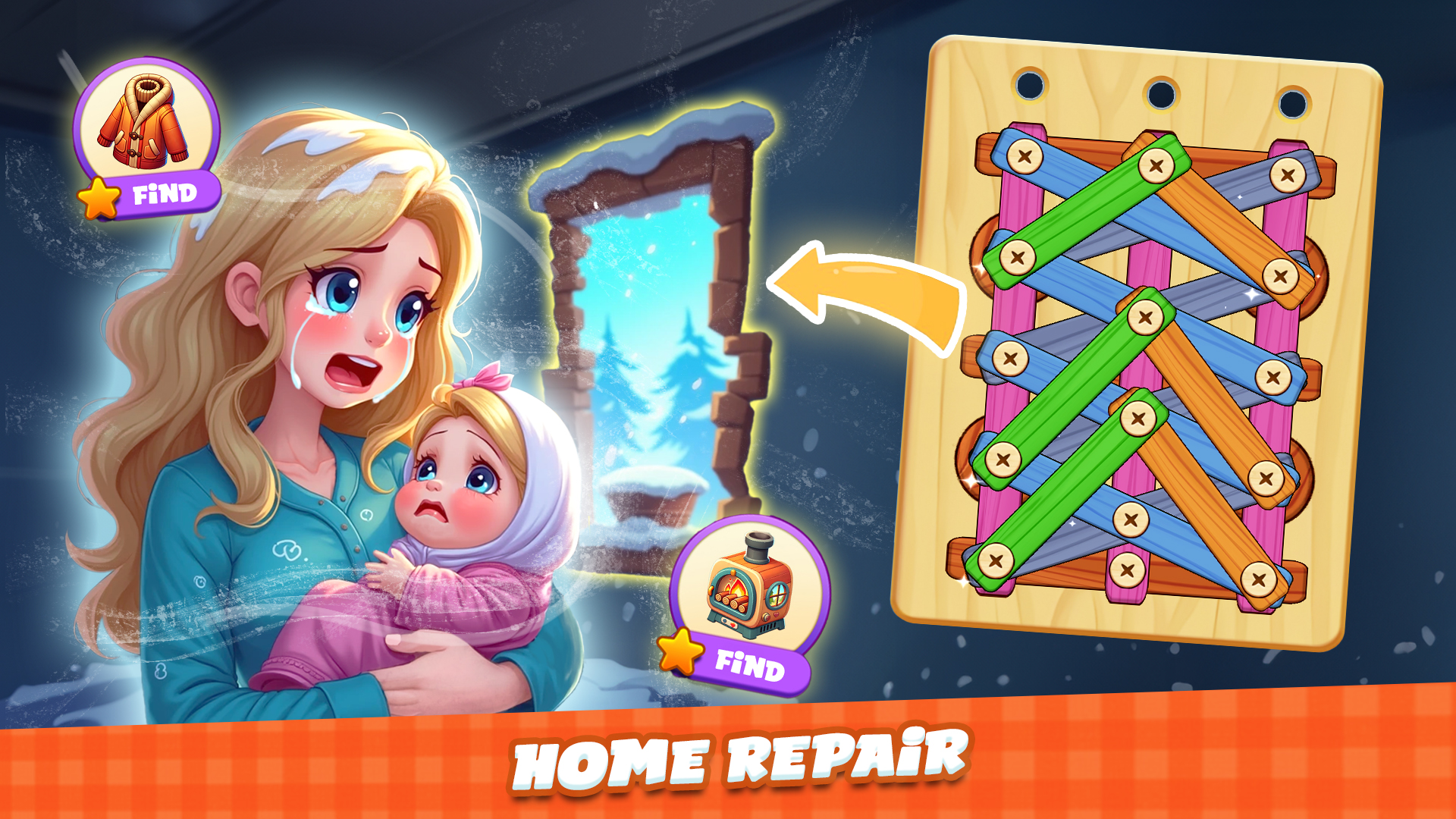 اسکرین شات 1 بازی Screw Story: Pin Master