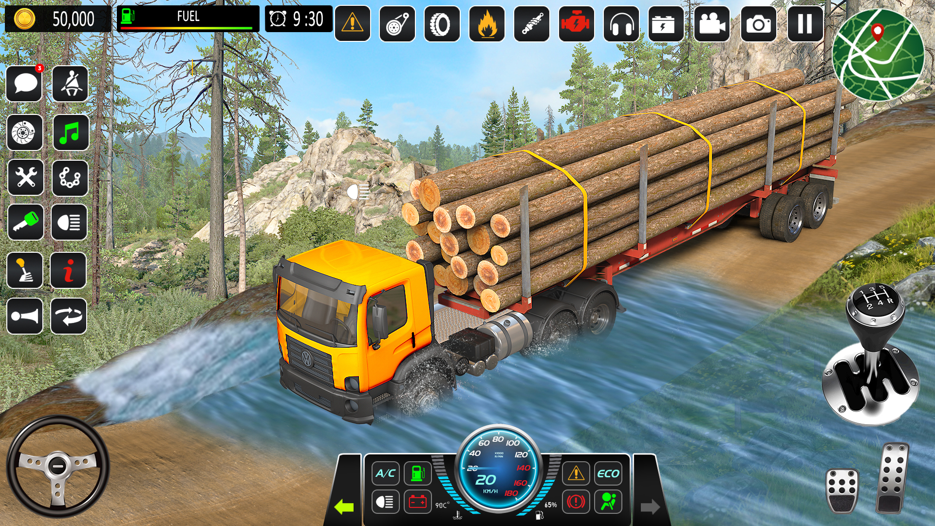 اسکرین شات 3 بازی Mountain Truck Driving Games
