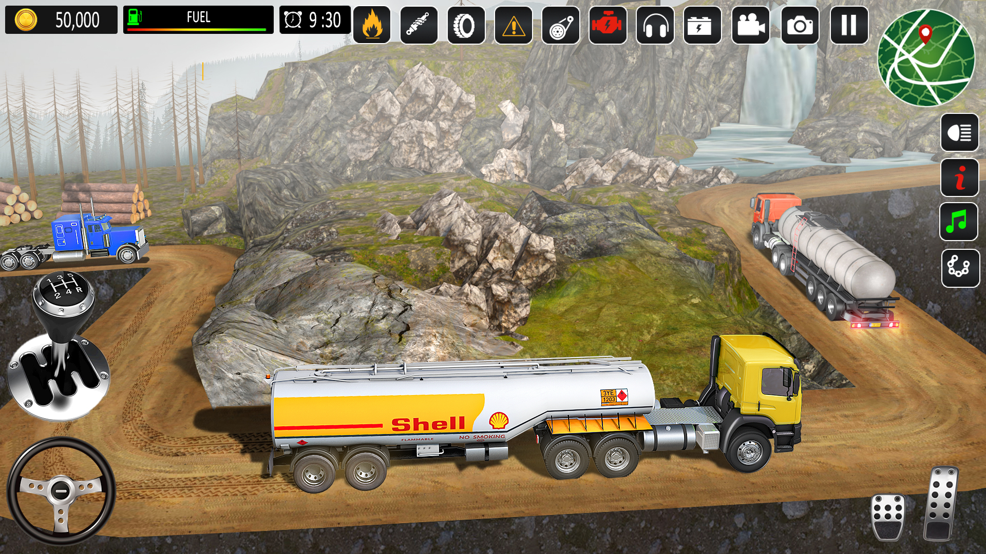 اسکرین شات 6 بازی Mountain Truck Driving Games