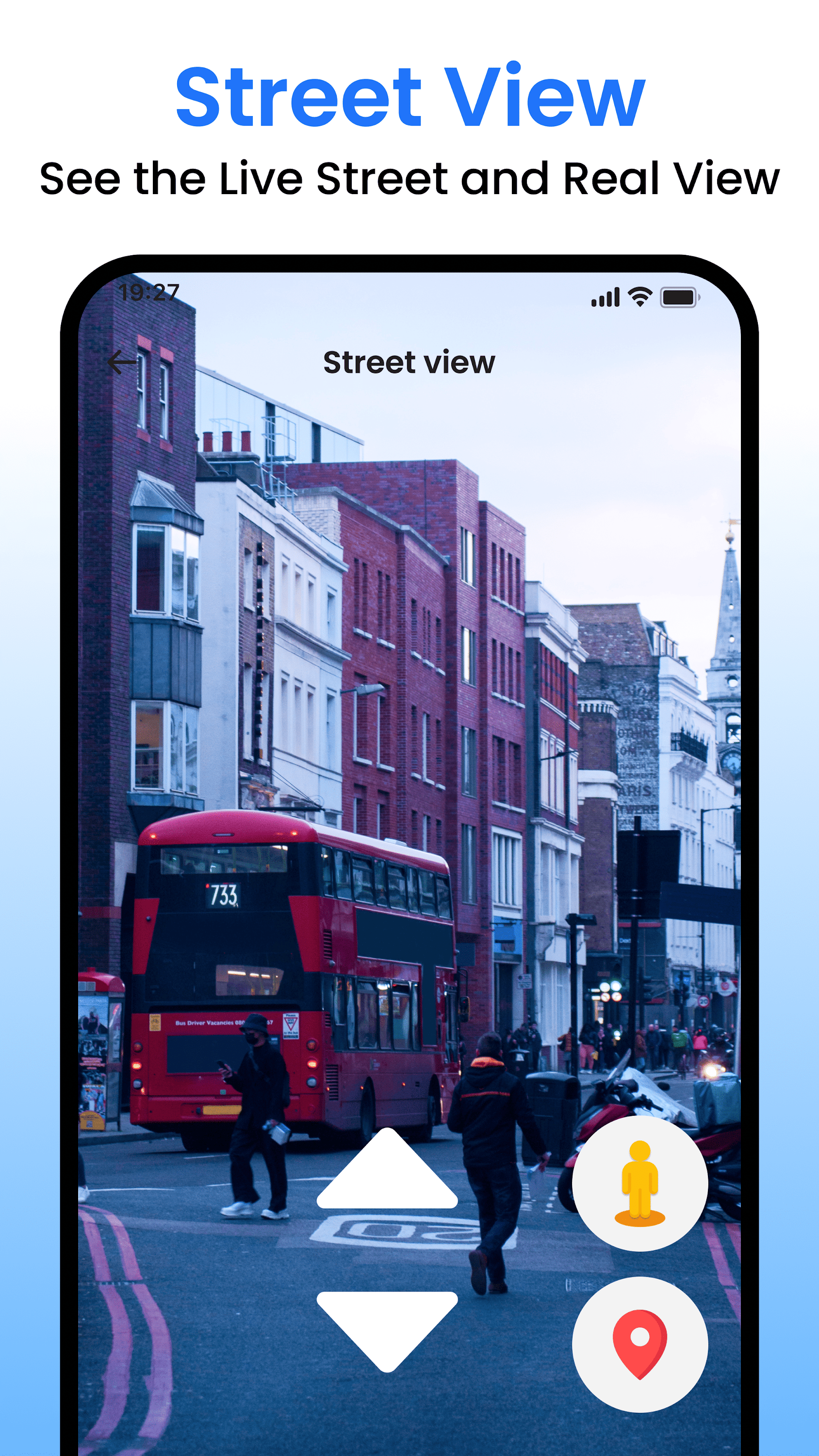اسکرین شات 1 برنامه Live Satellite View & GPS Map