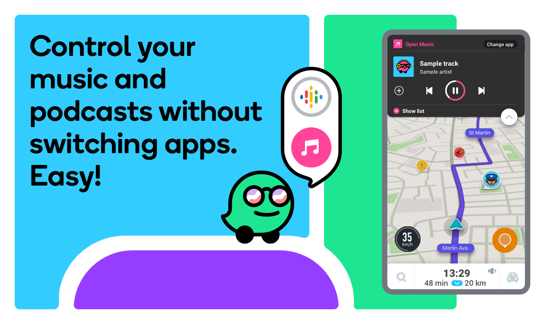 اسکرین شات 3 برنامه Waze Navigation & Live Traffic