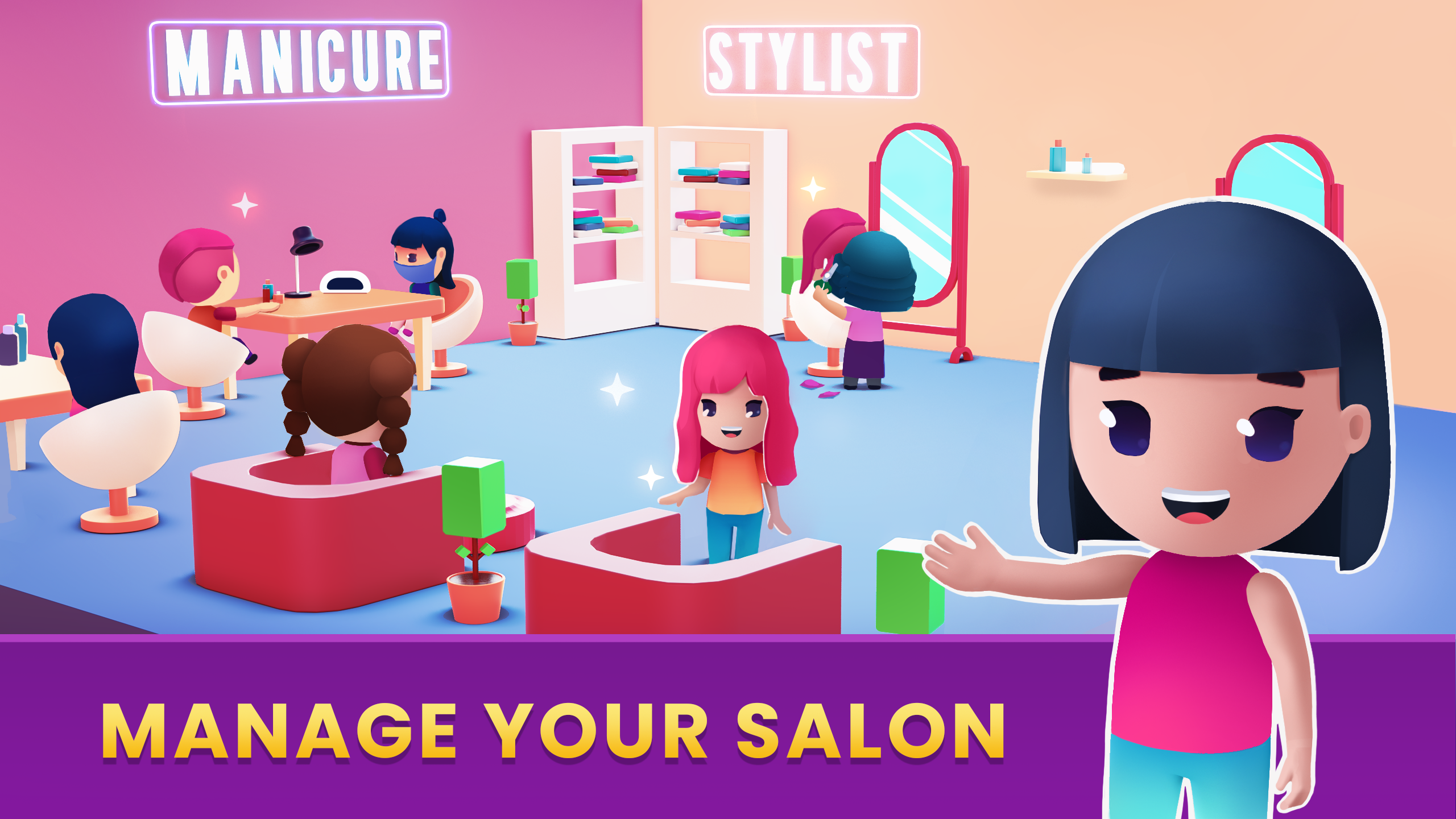 اسکرین شات 1 بازی Idle Beauty Salon Tycoon