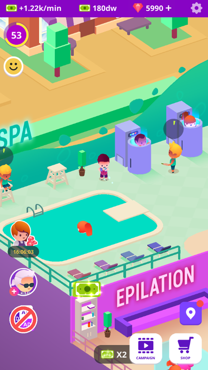 اسکرین شات 5 بازی Idle Beauty Salon Tycoon