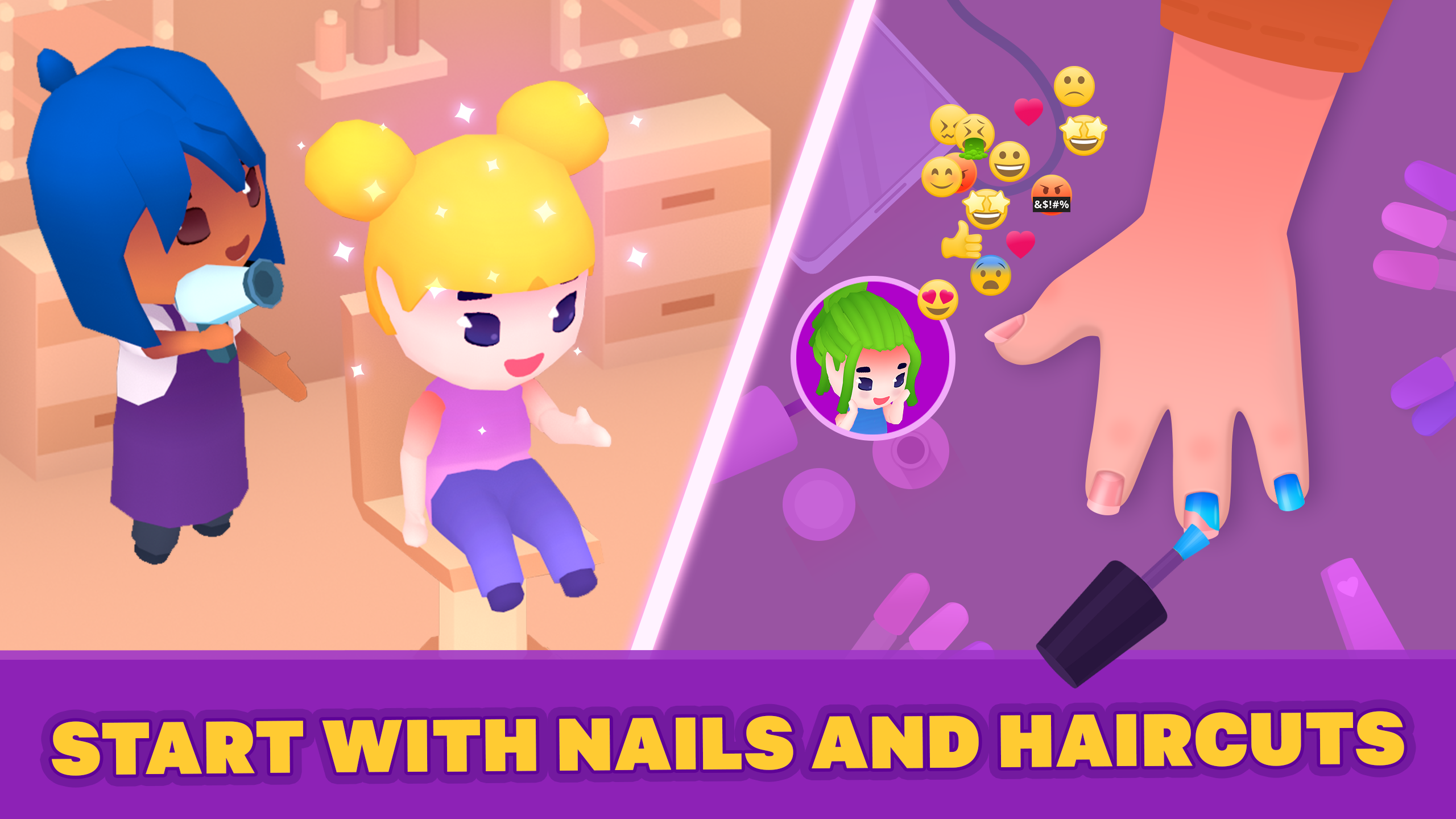 اسکرین شات 3 بازی Idle Beauty Salon Tycoon