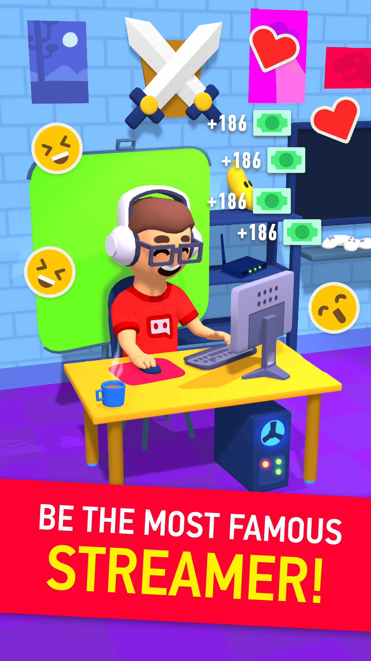 اسکرین شات 1 بازی Idle Streamer - Tuber game