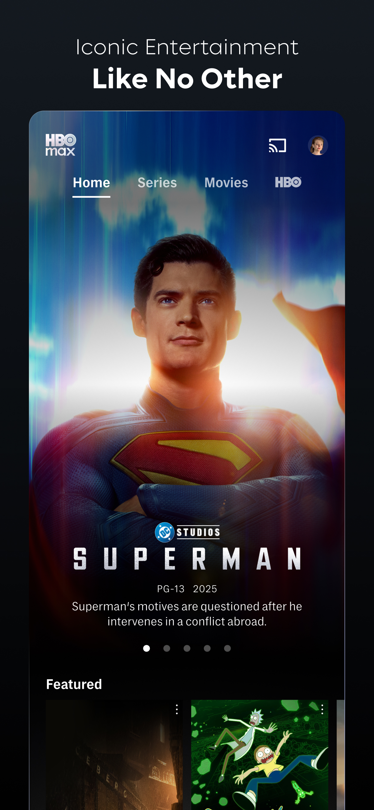 اسکرین شات 1 برنامه HBO Max: Stream TV & Movies