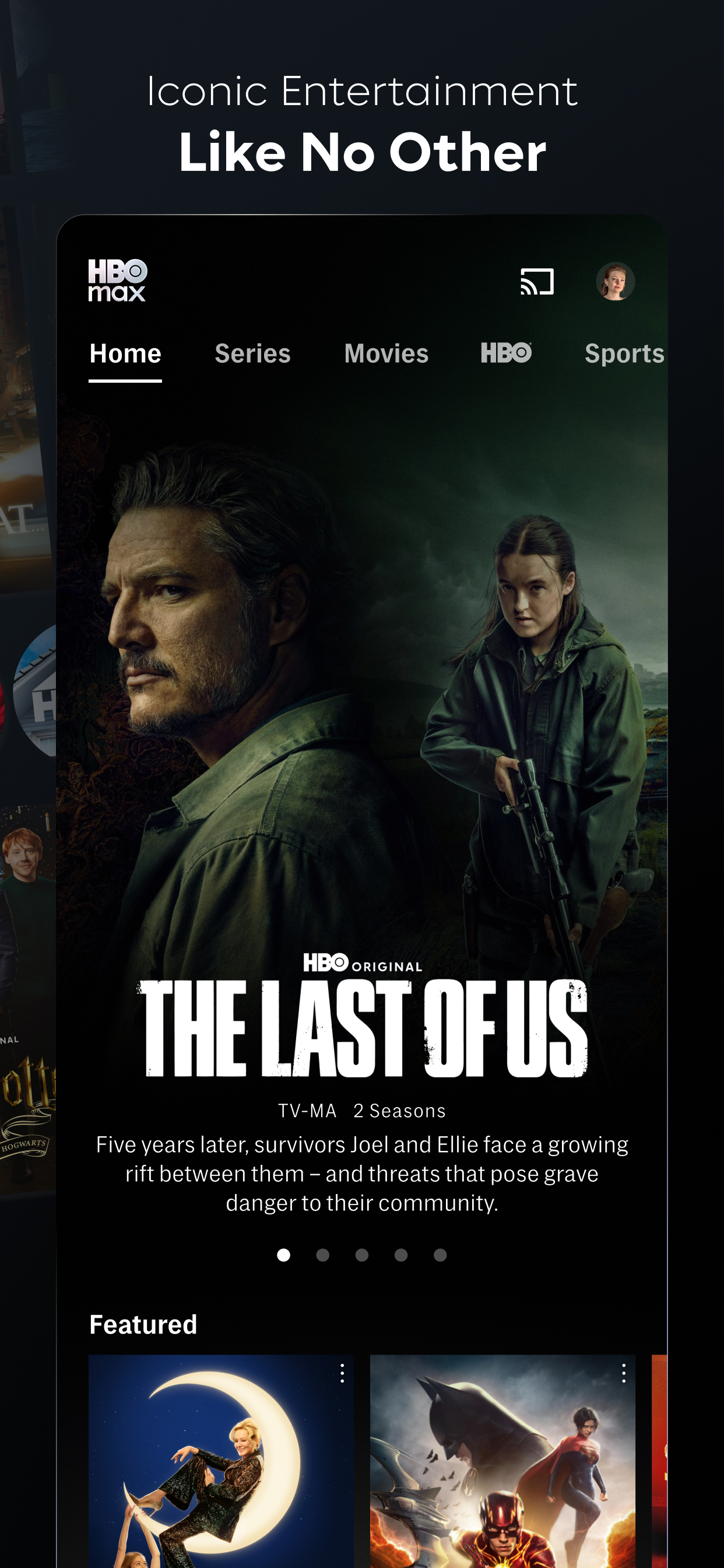 اسکرین شات 3 برنامه HBO Max: Stream TV & Movies