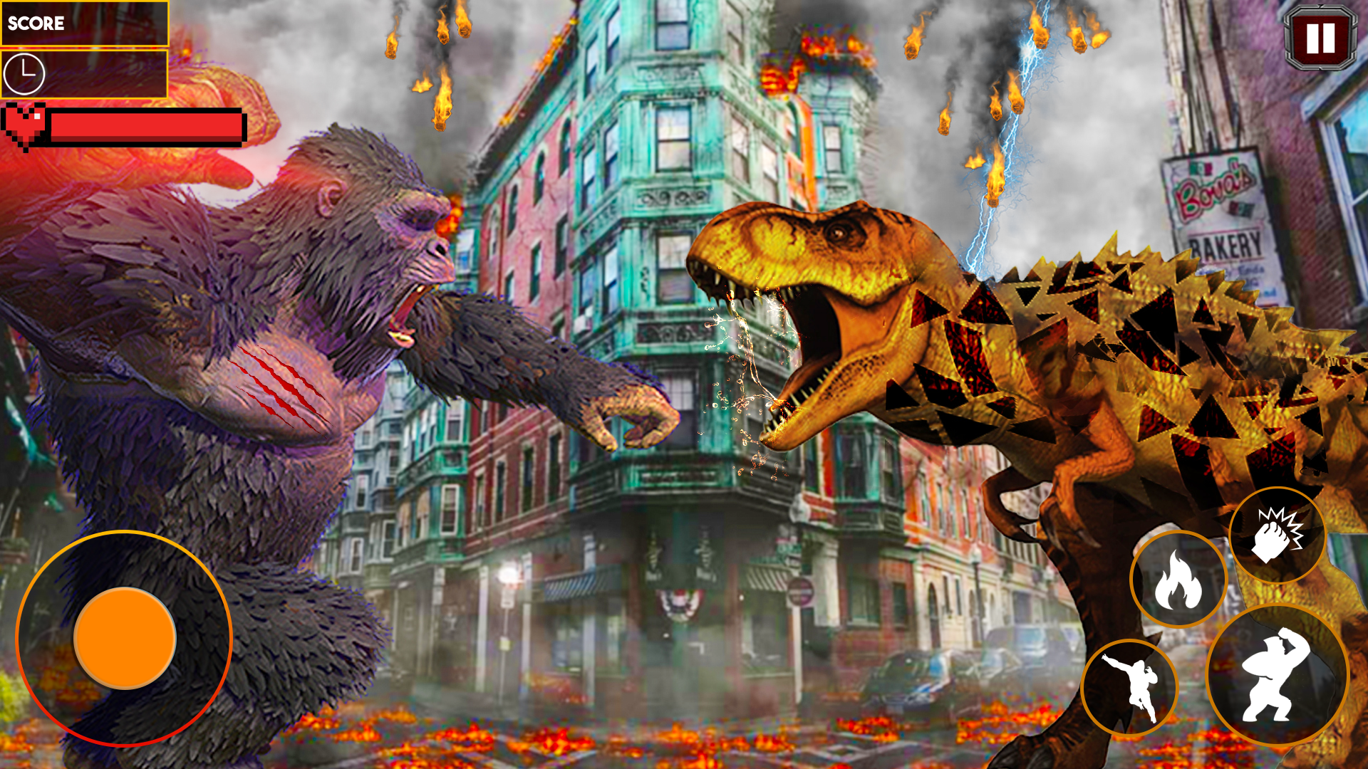 اسکرین شات 2 بازی Godzilla Smash King Kong Games
