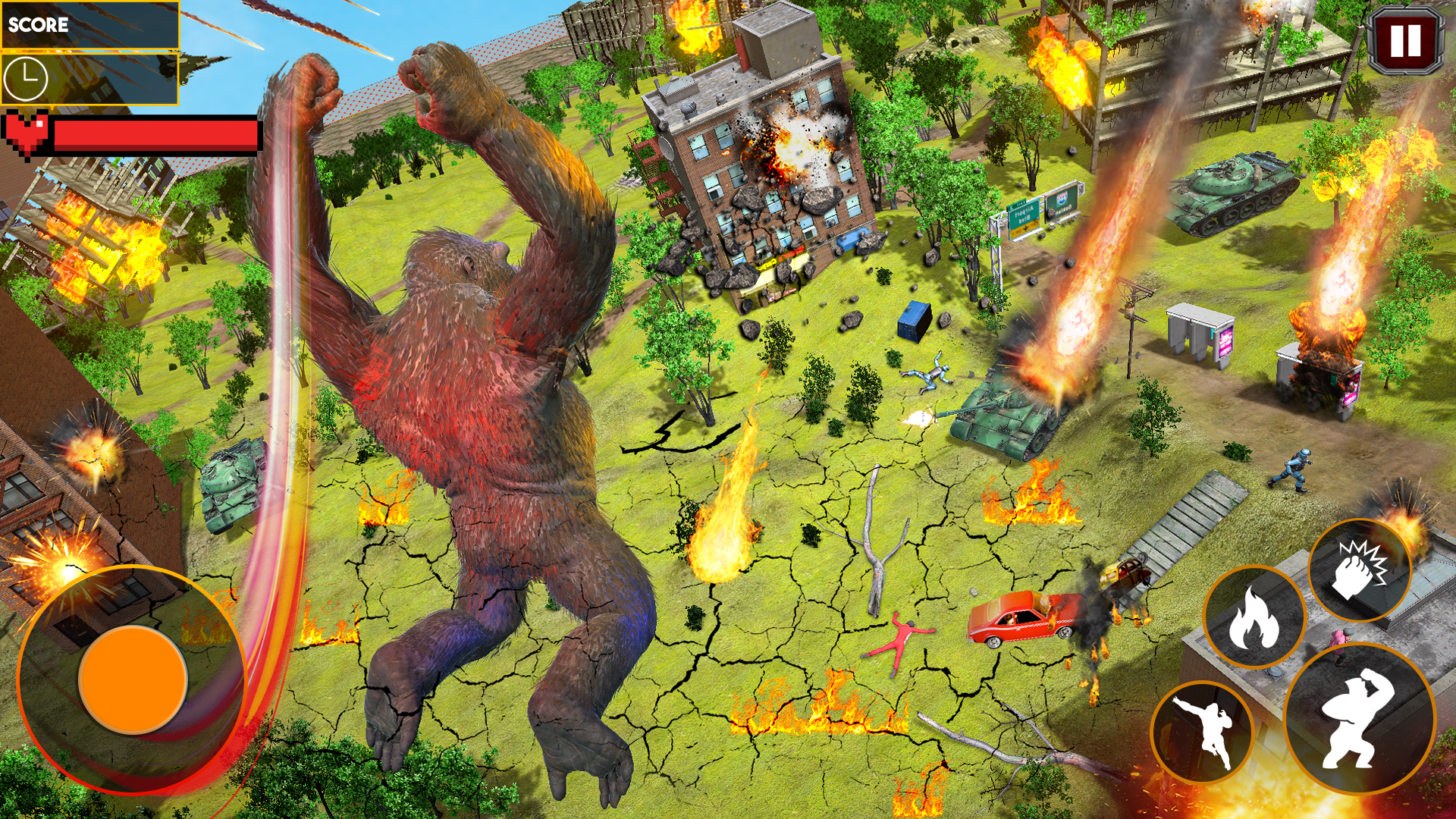 اسکرین شات 3 بازی Godzilla Smash King Kong Games