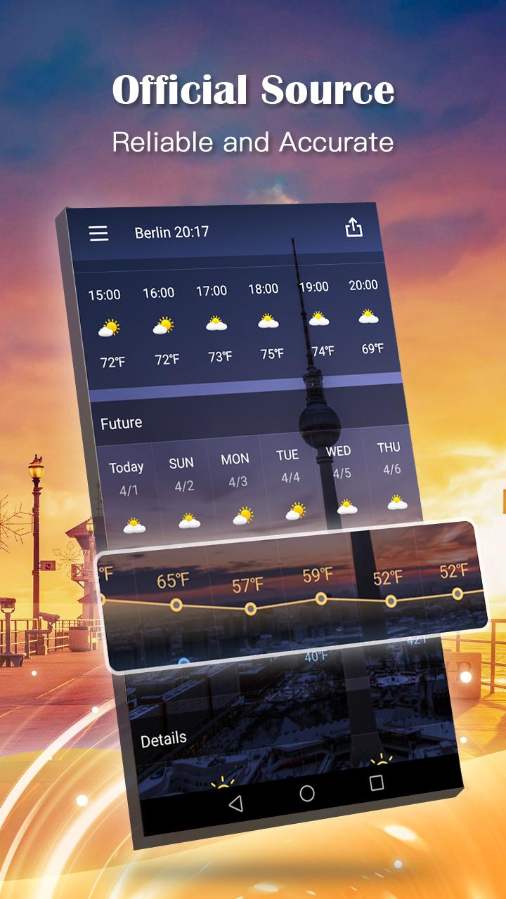 اسکرین شات 2 برنامه Weather