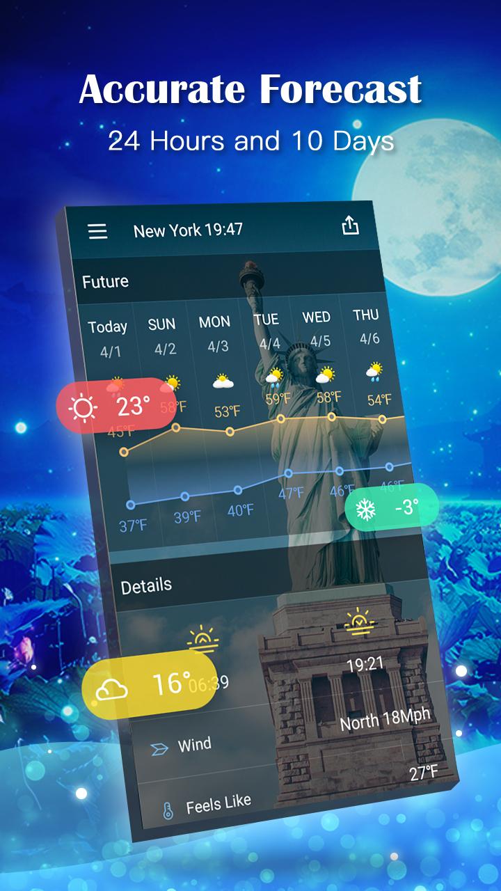 اسکرین شات 4 برنامه Weather