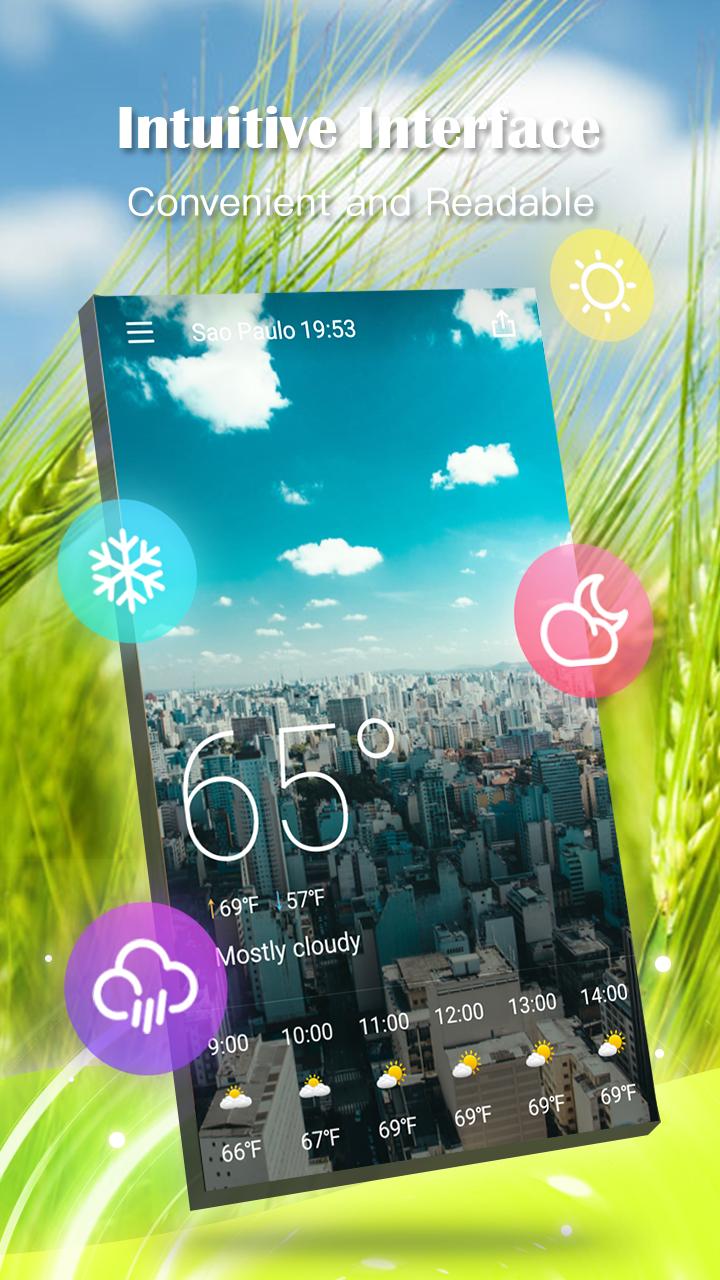 اسکرین شات 1 برنامه Weather