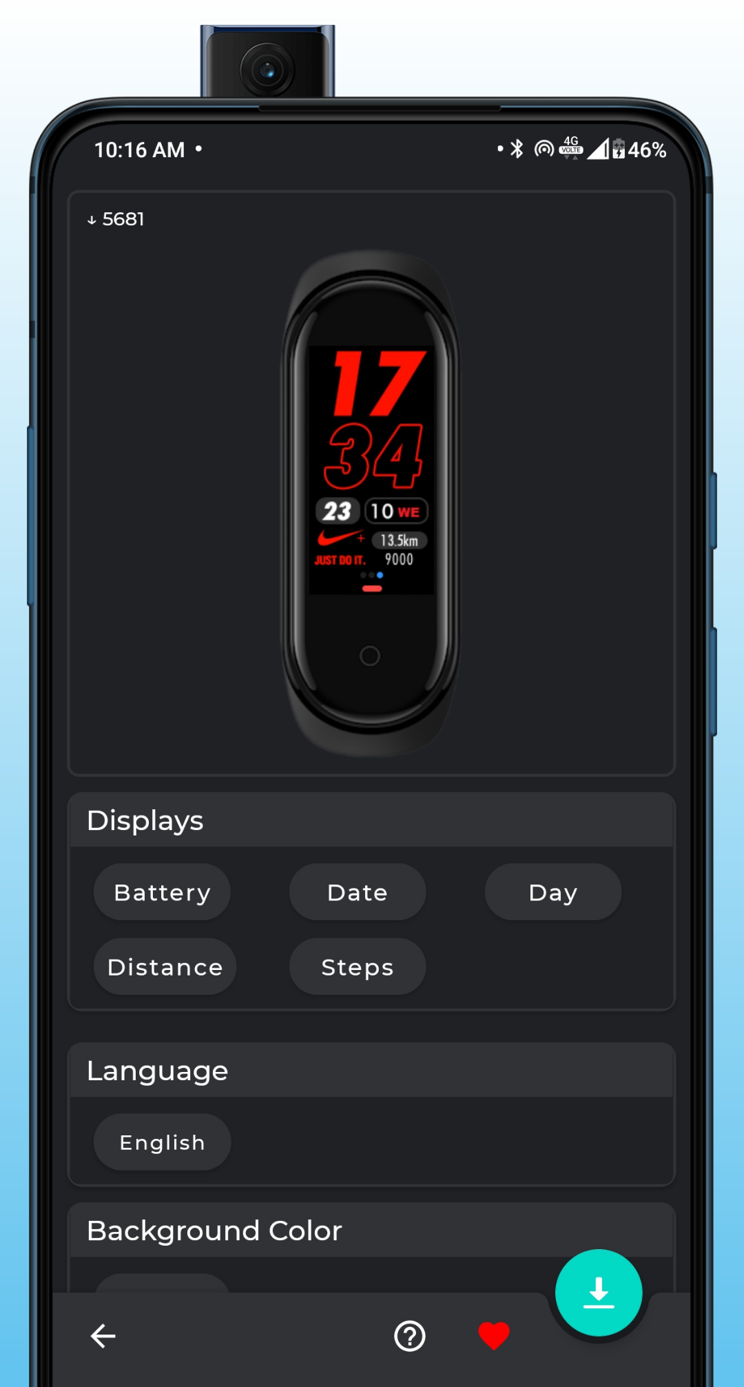 اسکرین شات 3 برنامه Mi Band 4 WatchFaces