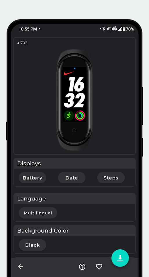 اسکرین شات برنامه Mi Band 5 Watch Faces 2