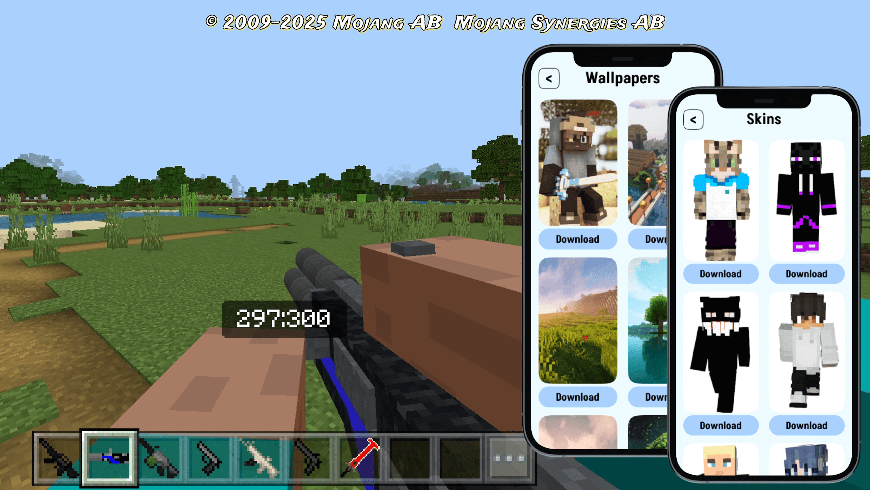 اسکرین شات 4 برنامه Guns for minecraft