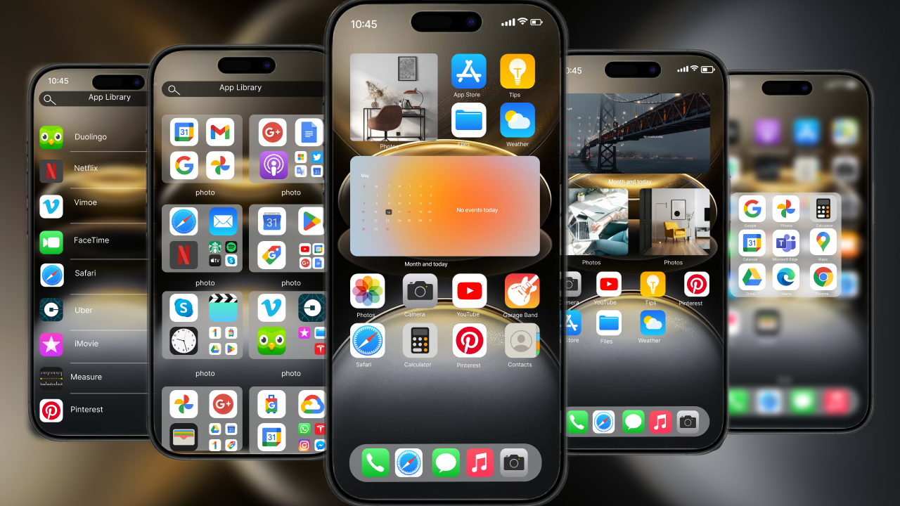 اسکرین شات 2 برنامه iPhone 16 Pro Max Launcher