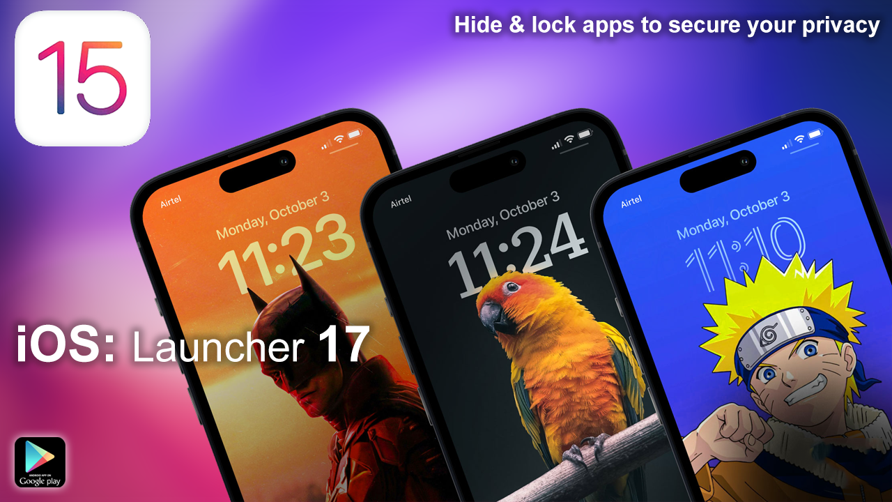 اسکرین شات 7 برنامه Launcher For iPhone 15 iOS 17