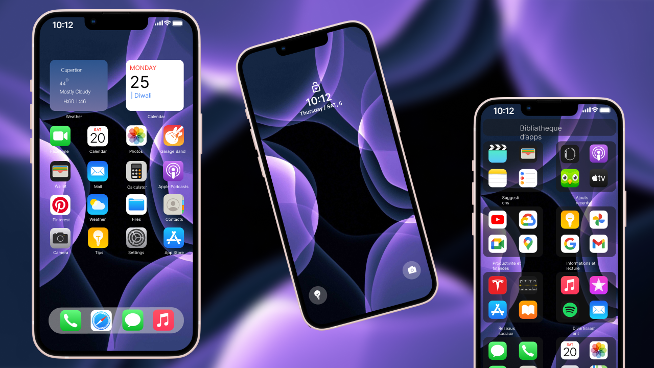 اسکرین شات 2 برنامه iPhone 13 Pro Max Launcher