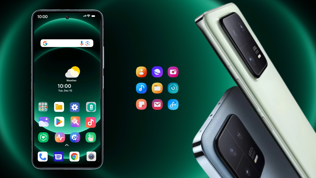 اسکرین شات 2 برنامه Xiaomi Mi 14 Launcher & Themes
