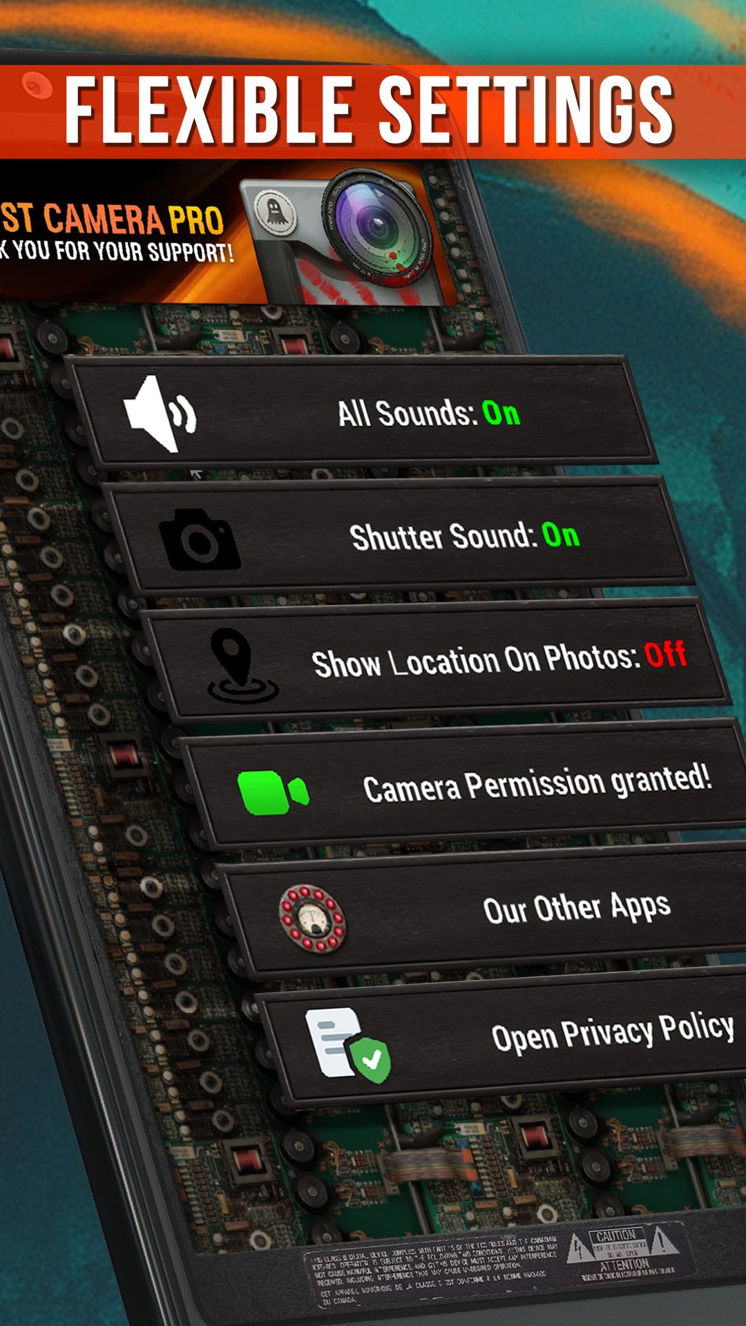 اسکرین شات 3 برنامه Ghost Camera — Talk to Spirits