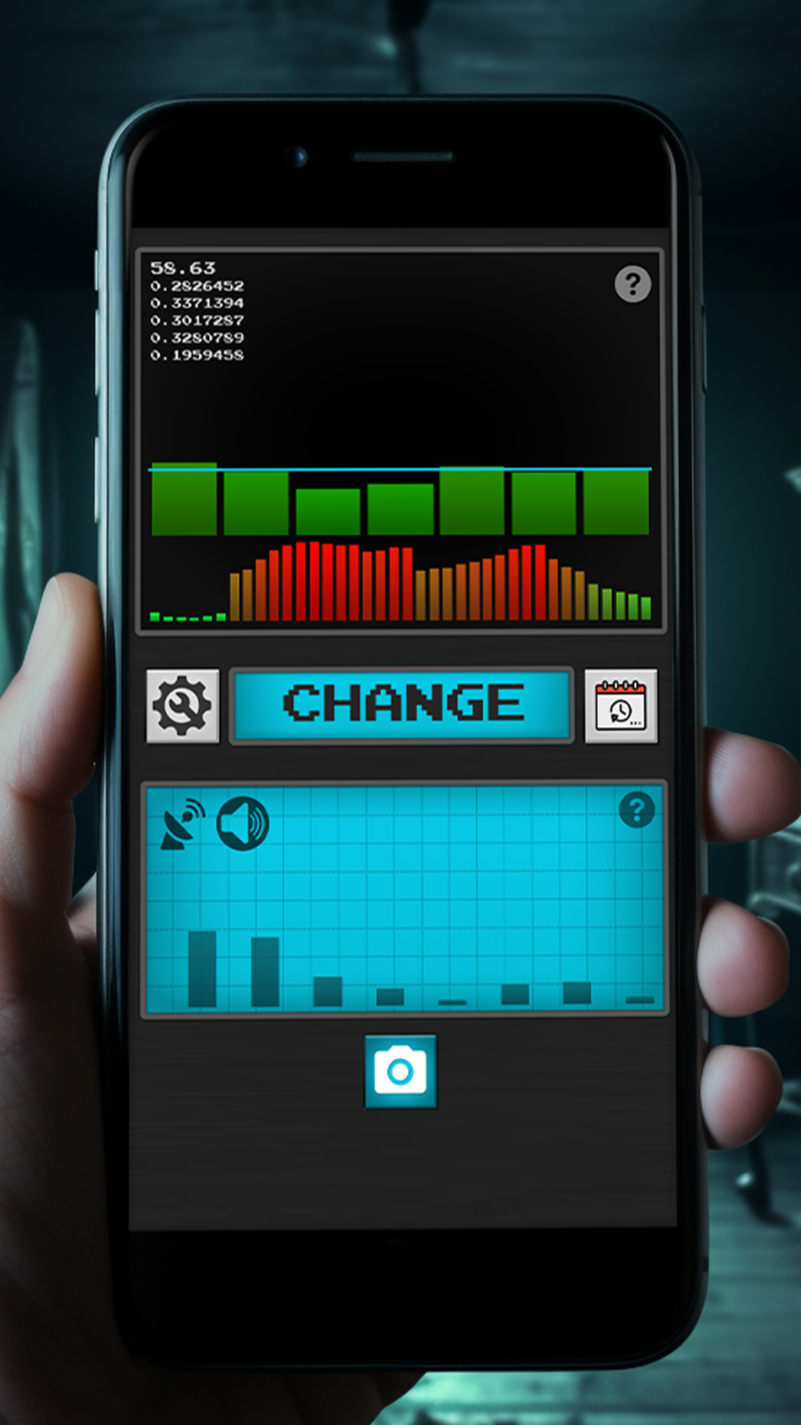 اسکرین شات 5 برنامه Ghost Hunting Tools: EVP Radar