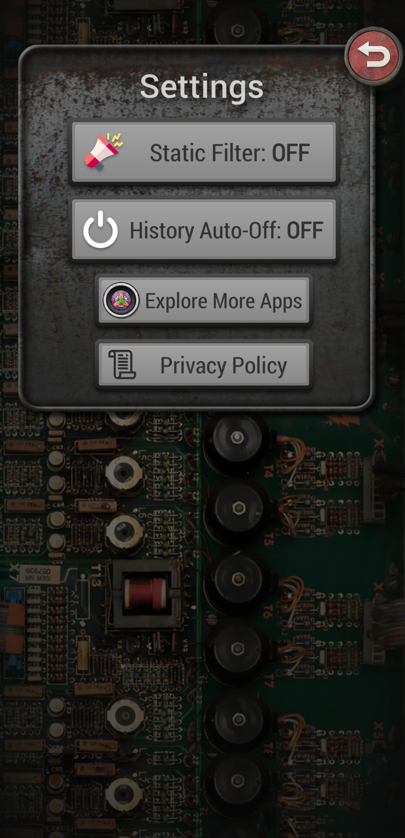 اسکرین شات 4 برنامه Ghost Voice Box - EVP Detector