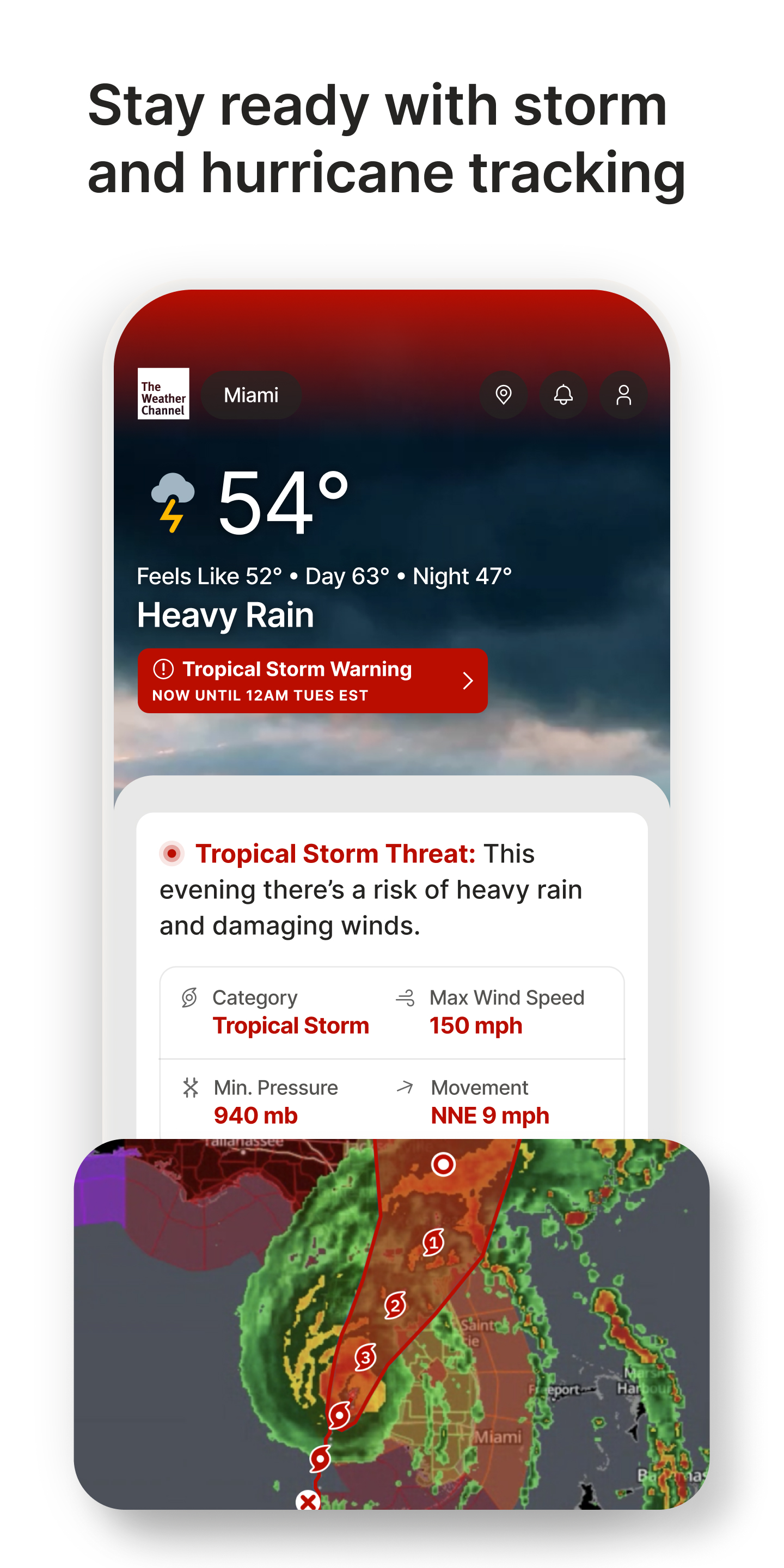 اسکرین شات 8 برنامه The Weather Channel - Radar