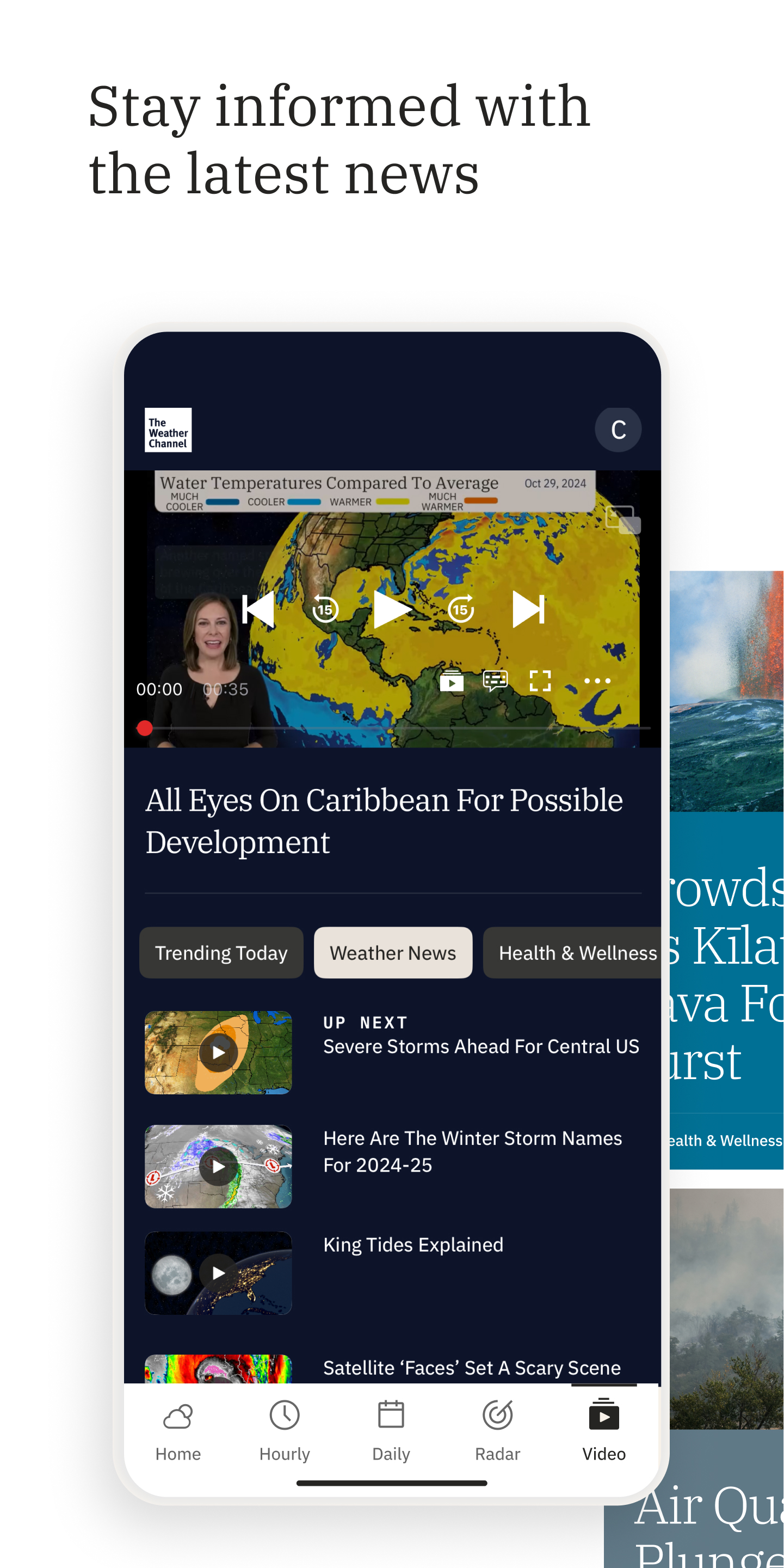 اسکرین شات 6 برنامه Weather: Forecast & Radar Maps