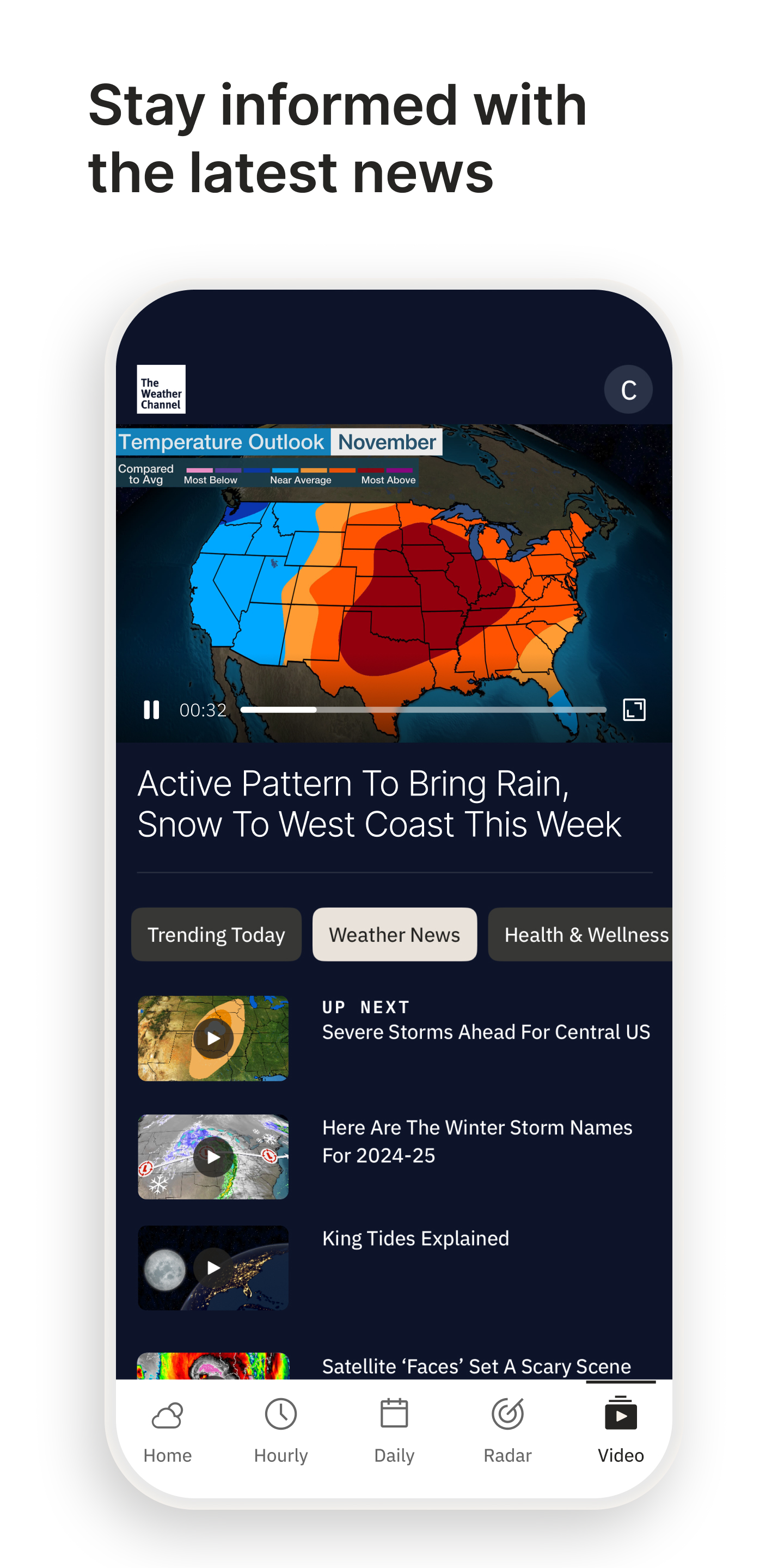 اسکرین شات 7 برنامه The Weather Channel - Radar