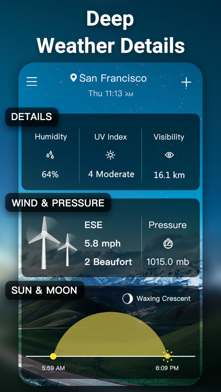 اسکرین شات 4 برنامه Weather Forecast & Radar