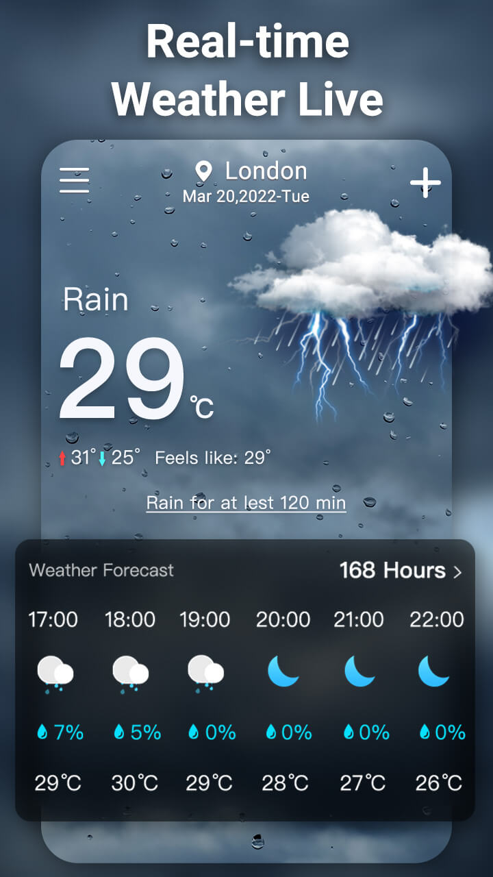 اسکرین شات 1 برنامه Weather Forecast & Radar